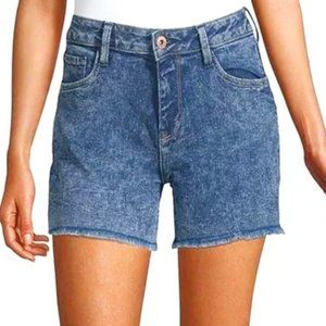 Arizona Mid Rise 4 1/2" Straight Fit Denim Short SZ 5 Juniors
